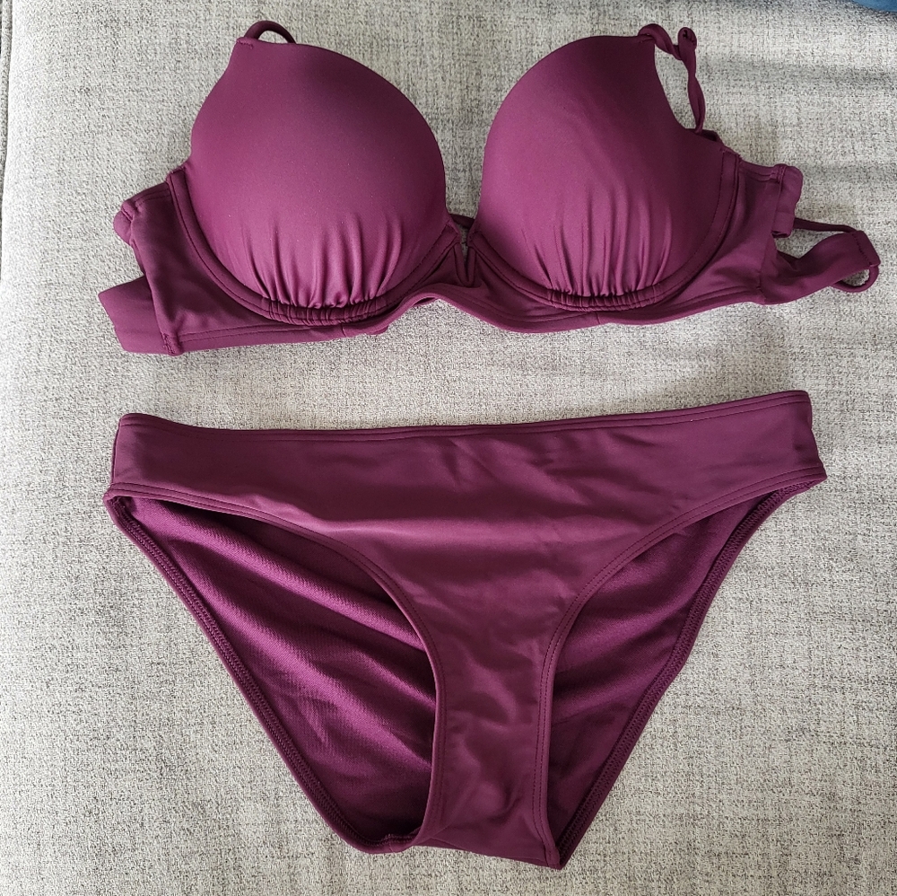 Hollister Purple Bikini Set